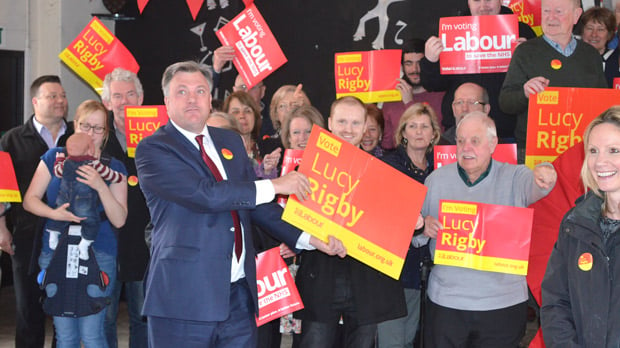 Ed Balls offered his support on the last day of campaigning. Photo: The Lincolnite