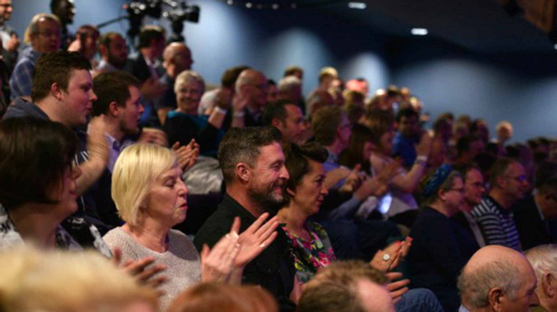 The 200-string audience at The Lincoln Debate. Photo: Steve Smailes for The Lincolnite