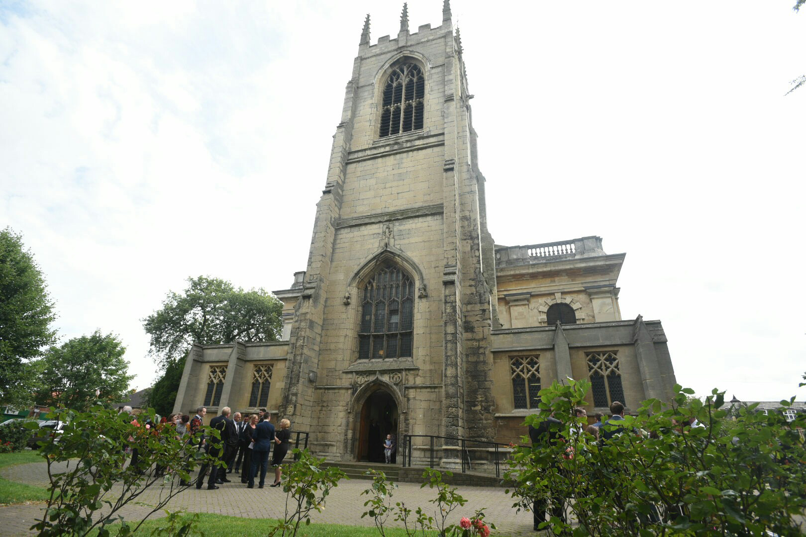 Hundreds gathered at the church to pay their final farewell to Carly. Photo: Steve Smailes for The Lincolnite