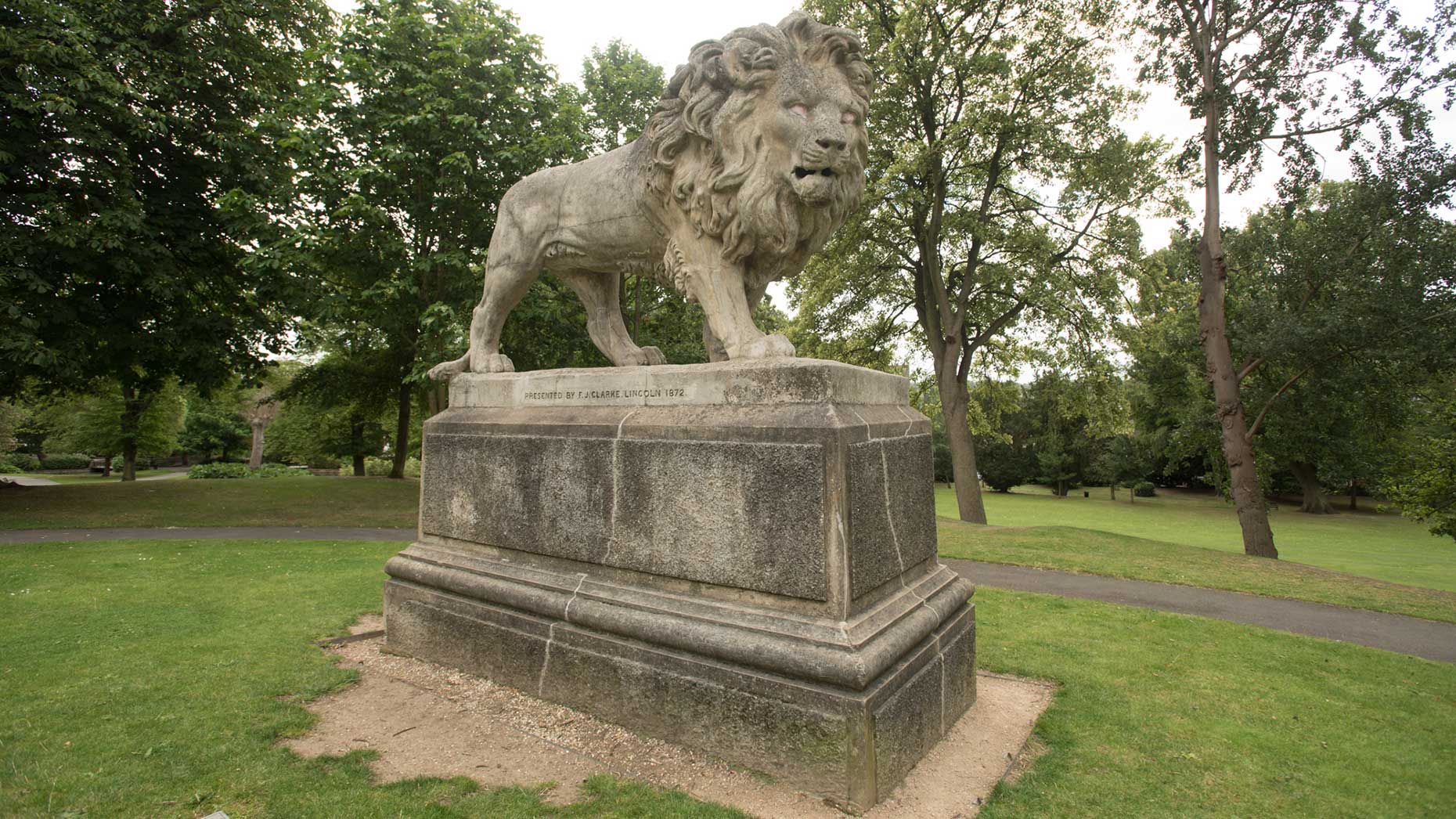 The Lion Statue. Photo: Steve Smailes for The Lincolnite