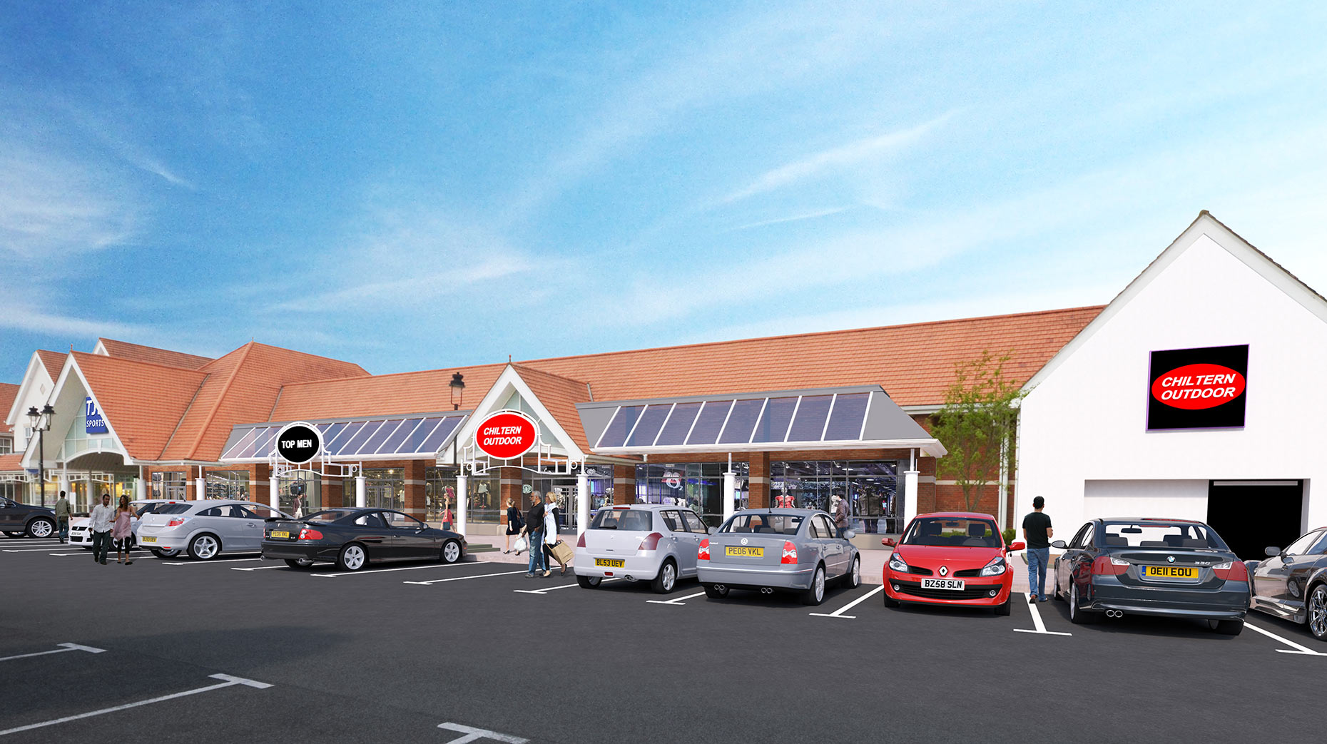 The former Lidl store would be transformed into three new units for retailers. 