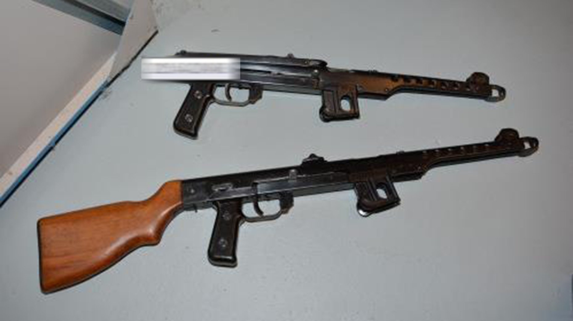 Unauthorised firearms discovered in possession of Mark Randall. Photo: Lincolnshire Police