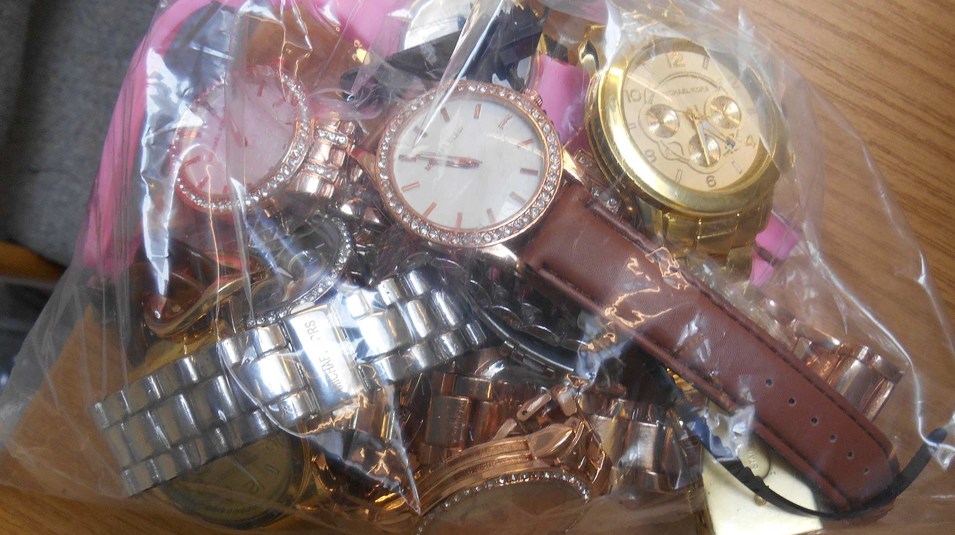 Fake goods seized during a previous raid. Photo: Lincolnshire Trading Standards. 
