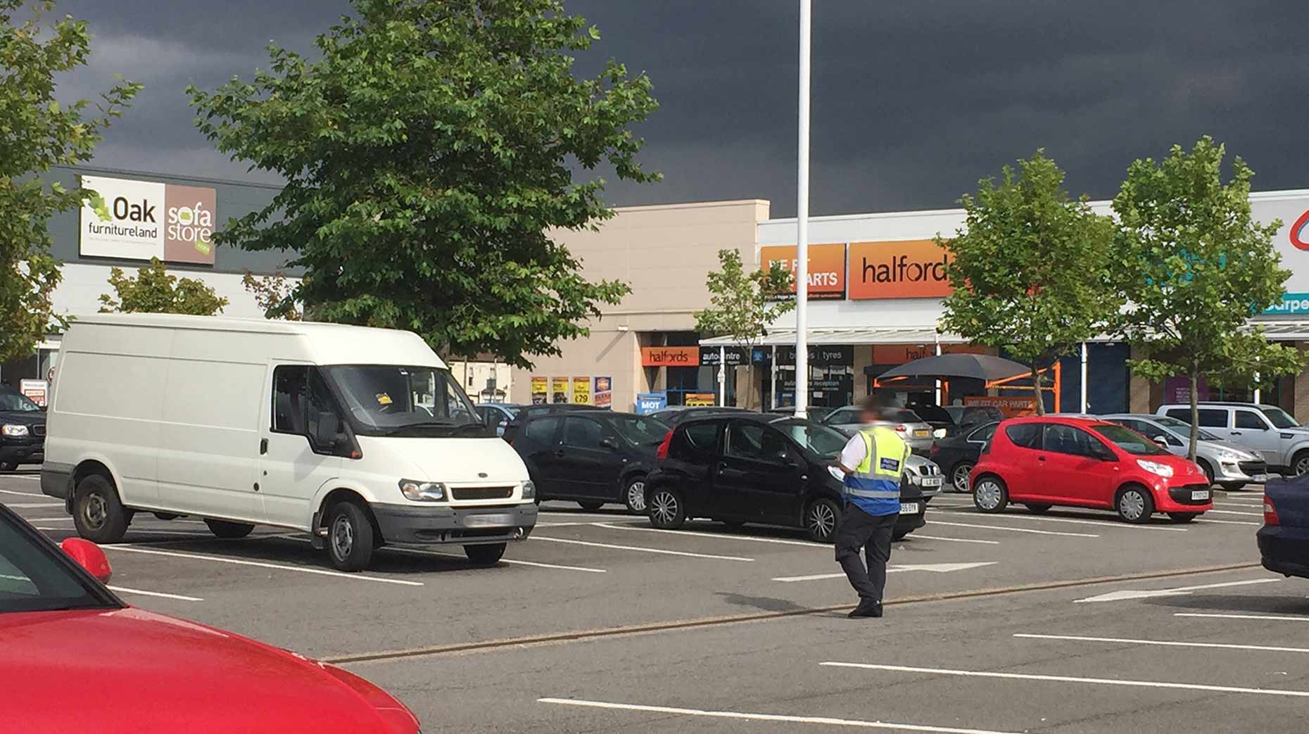 The car park operated by UKPC in the Tritton Retail Park. Photo: The Lincolnite