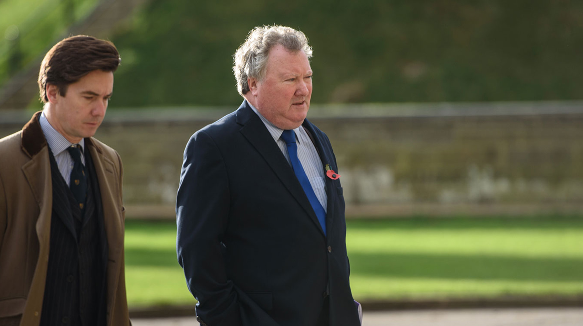 Richard Gilliland (right) appearing at Lincoln Crown Court with his lawyer on November 10 accused of fraud. Photo: Steve Smailes for The Lincolnite