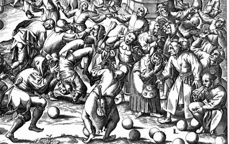 An illustration of the Feast of Fools.
