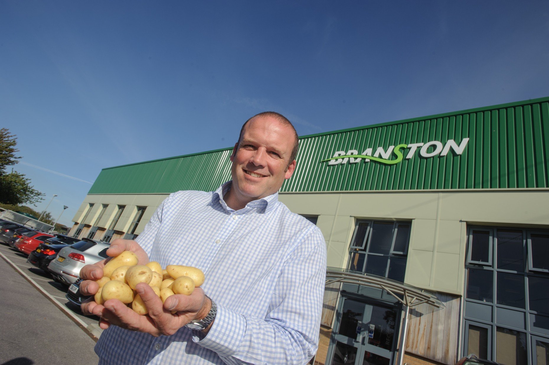 James Truscott Managing Director for Branston Potatoes. Photo: Steve Smailes
