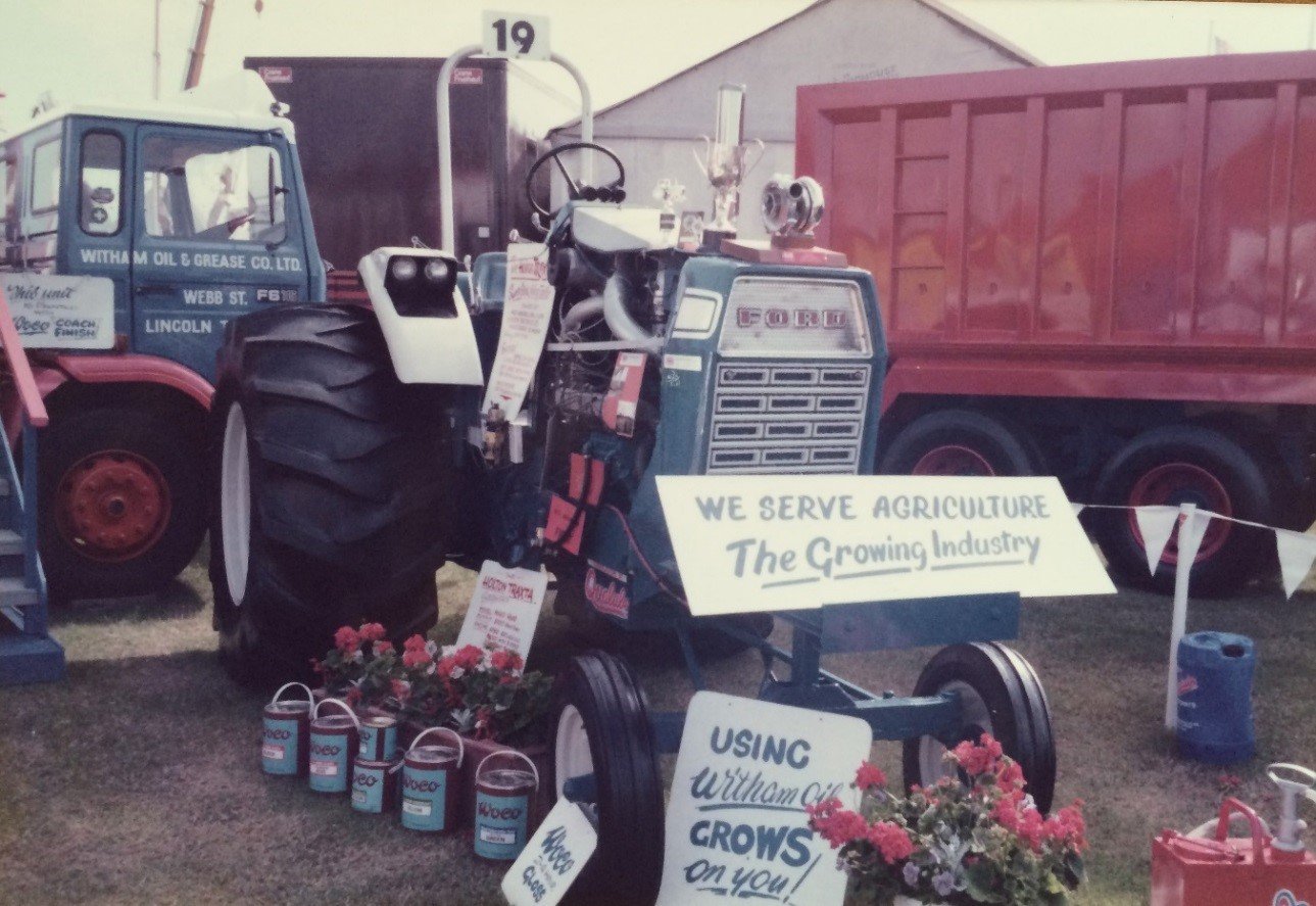 Witham Oil and Grease at the Lincolnshire Show in the 1970s