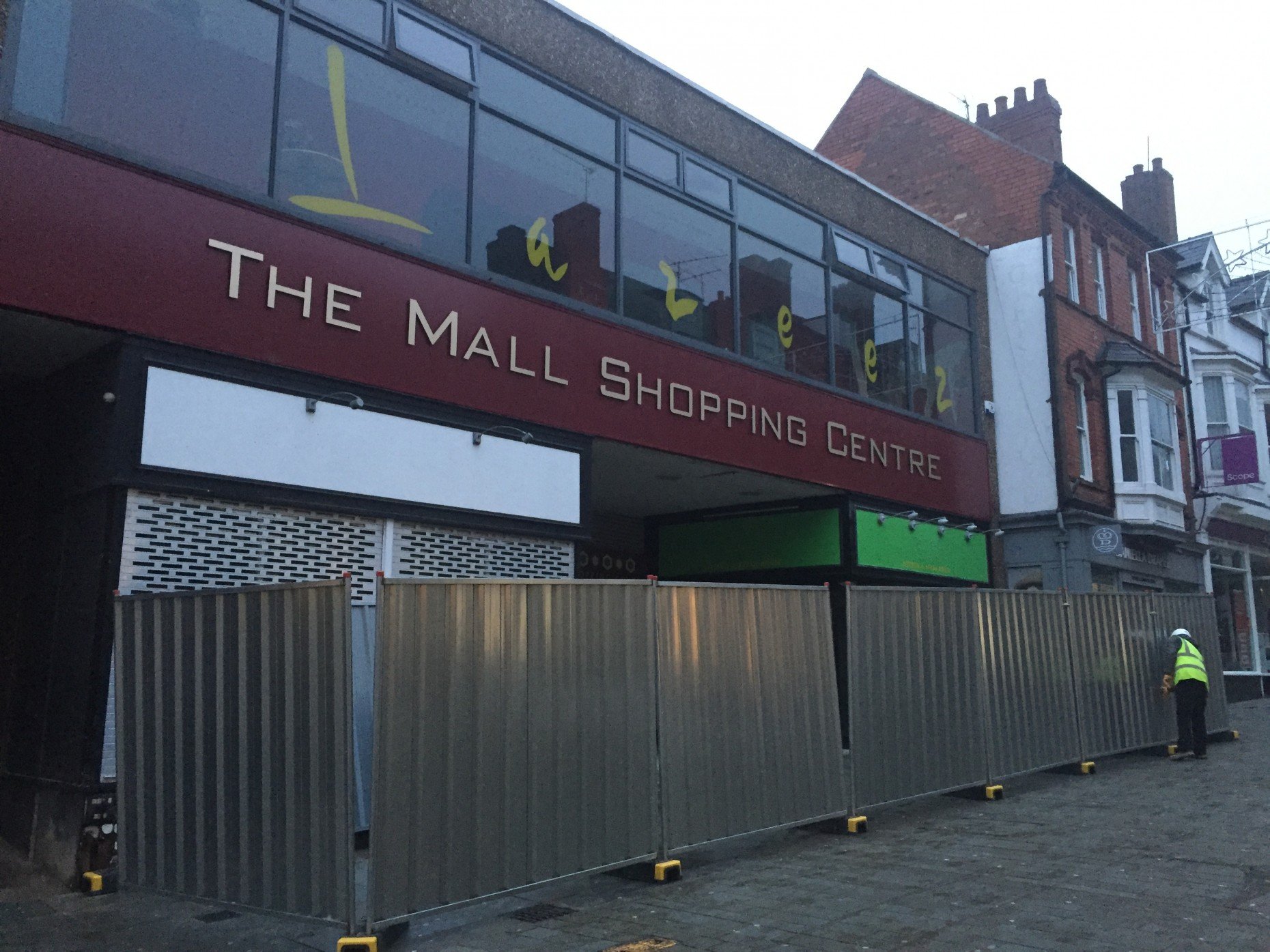 The transformation has begun at the Mall shopping centre. Photo: The Lincolnite