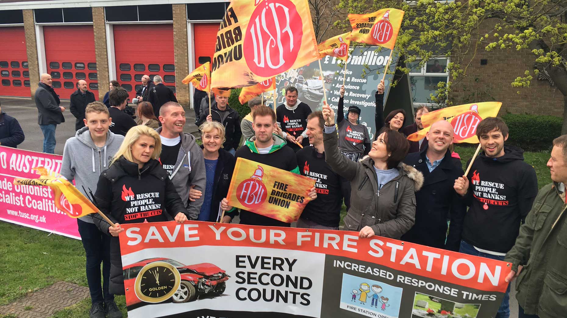 The council received a number of petitions following Fire Service cuts to Lincoln