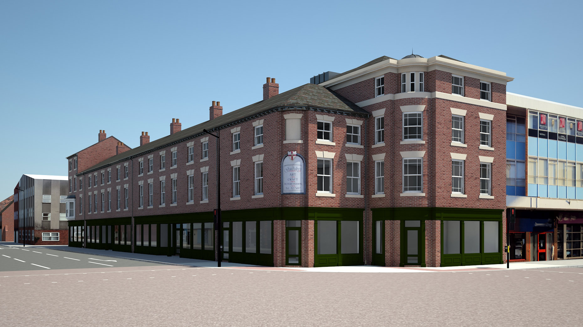 The new designs for Rose House of Lincoln High Street. 