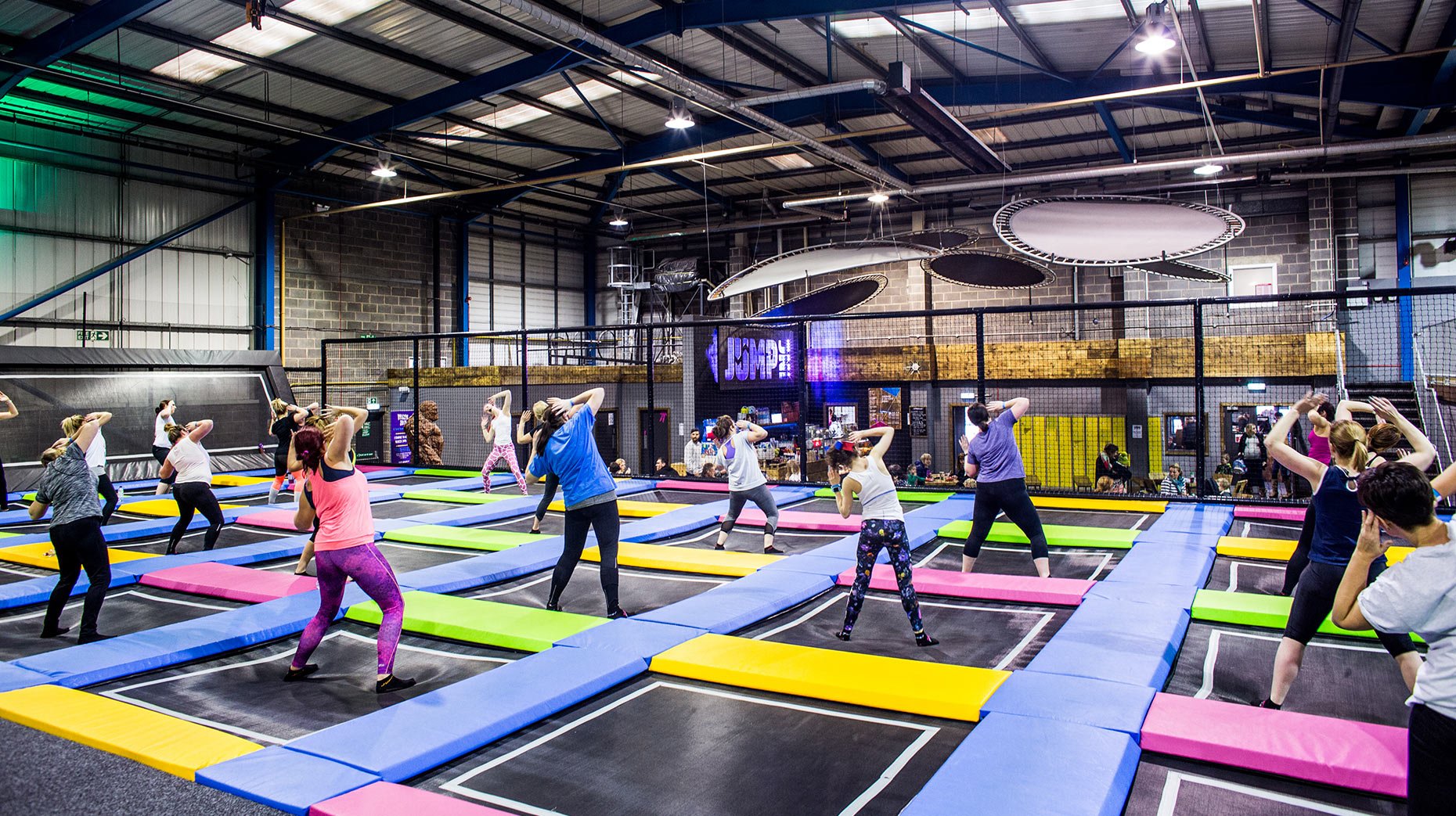 Trampoline fitness classes will be run from the park. 