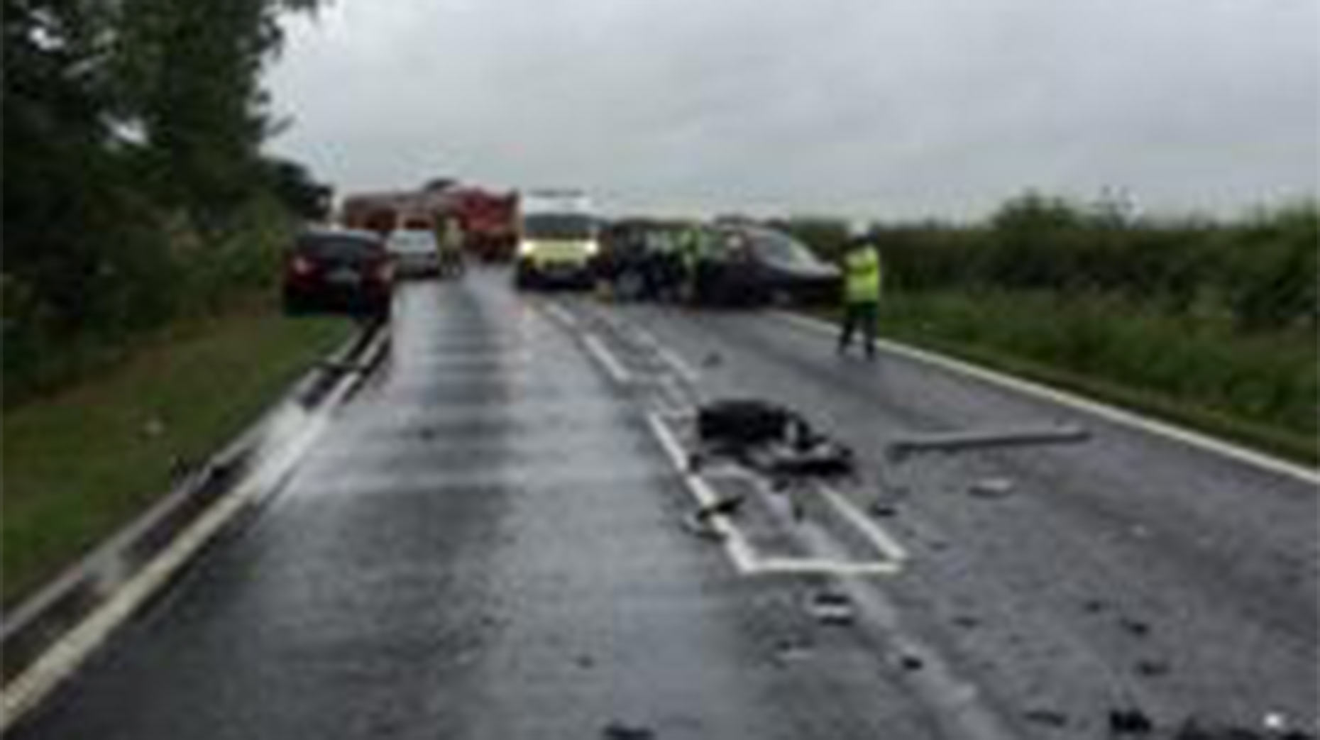 Six people and horse seriously injured in five vehicle A17