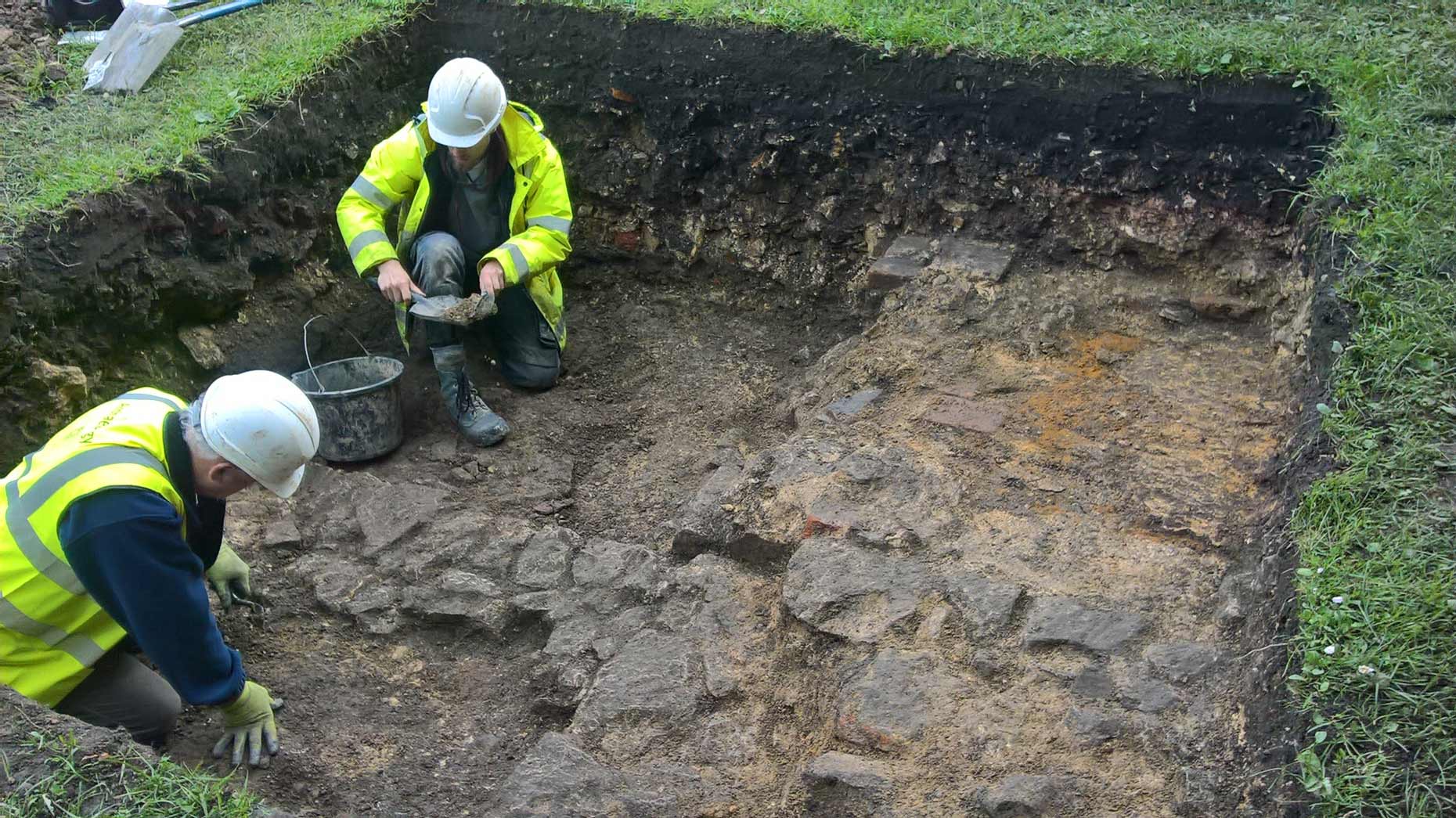 A recent dig was carried out by Lincoln firm Allen Archeology.