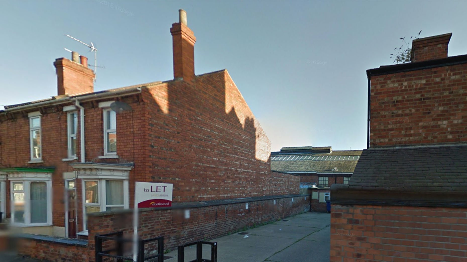 The terrace on Gaunt Street will be filled in as part of the proposed development. Photo: Google Street View
