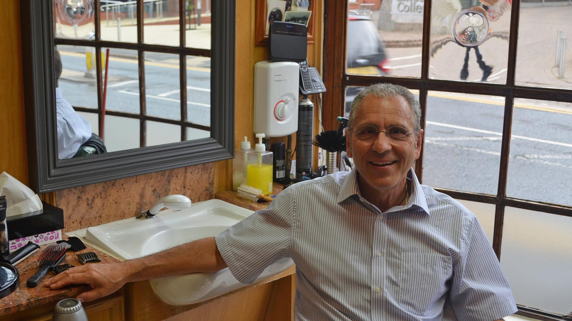 Gino Scumaci, owner of Hair by Gino. Photo: The Lincolnite