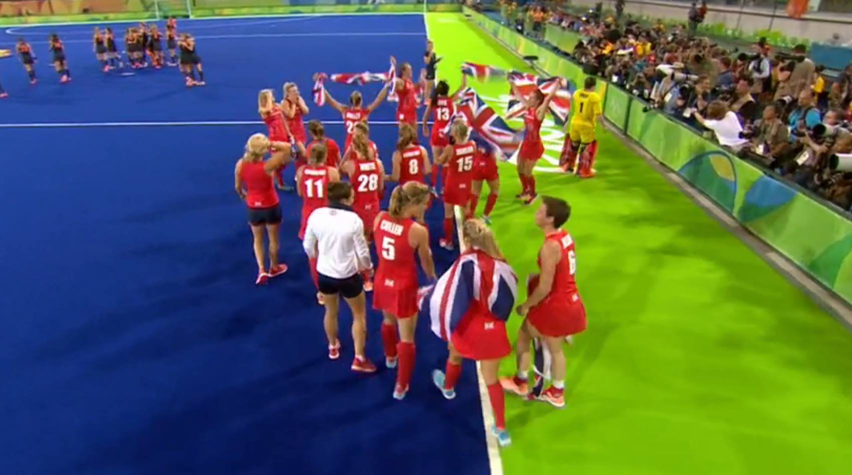 The win came after a penalty shootout that sealed the gold for Team GB