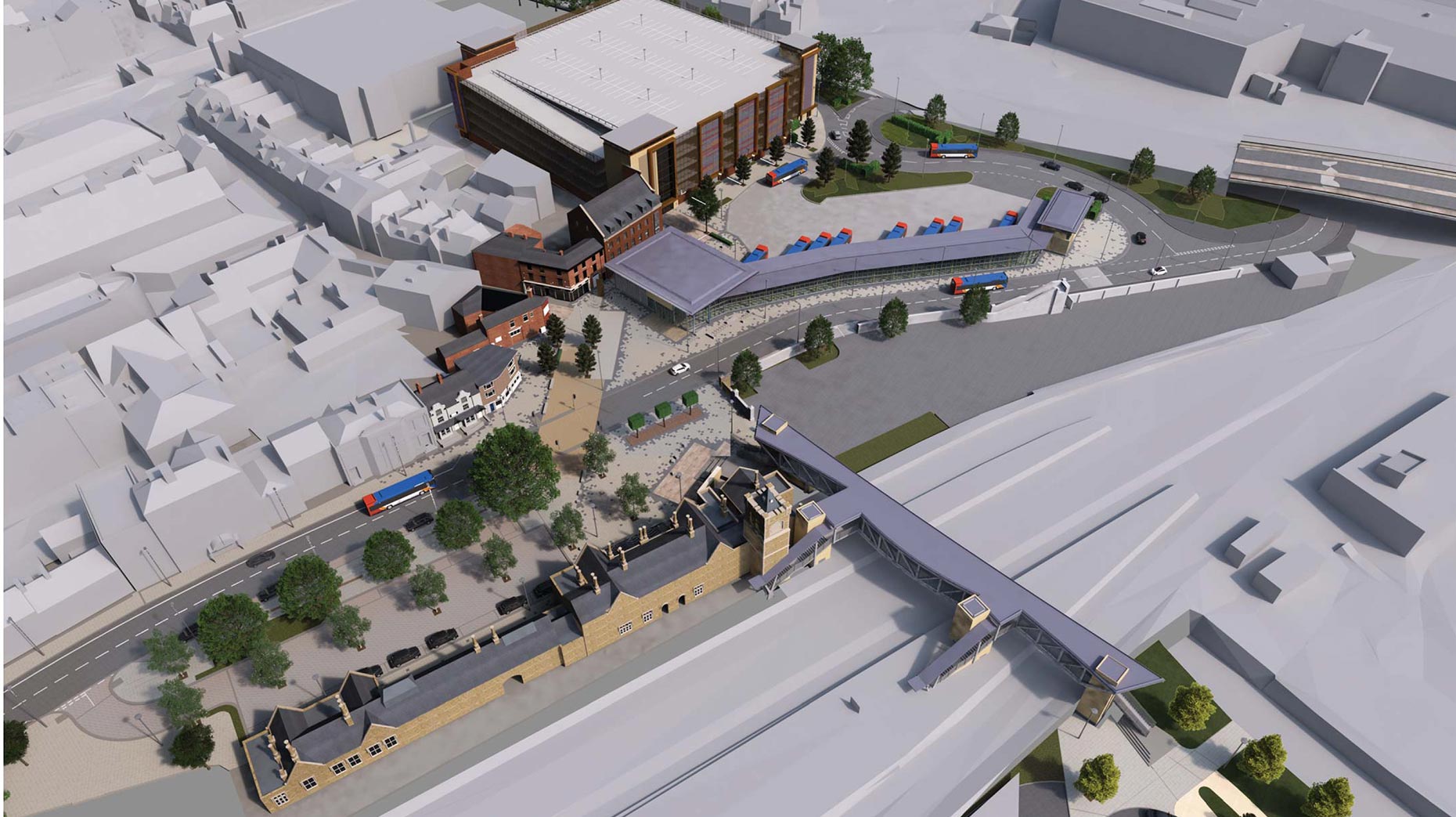 Designs for the new Lincoln Transport Hub. Image: CoLC