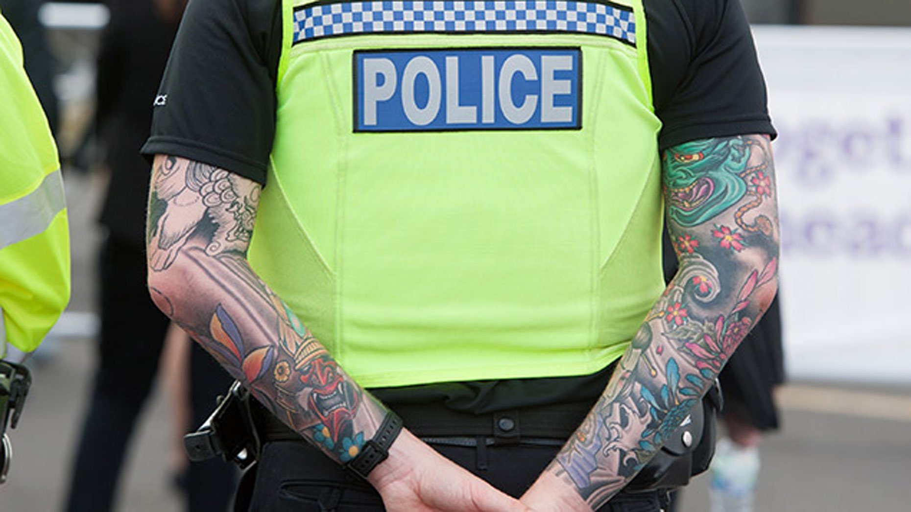 Should police officers be policed on concealing their tattoos  Chicago  Tribune