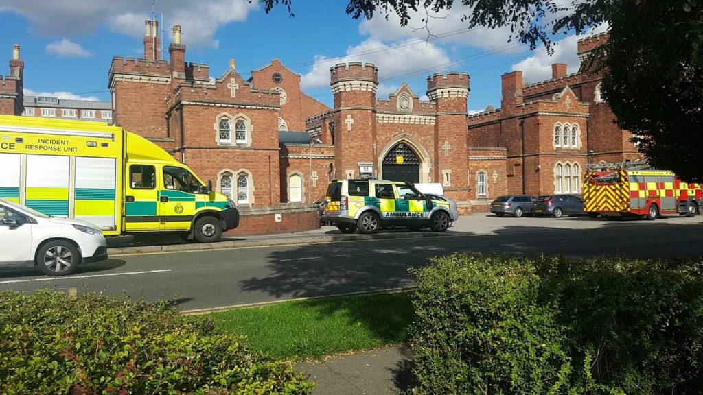 Emergency Services Called To Second Incident At Lincoln Prison   Incident Lincoln Prison Ambulance 1024x576 