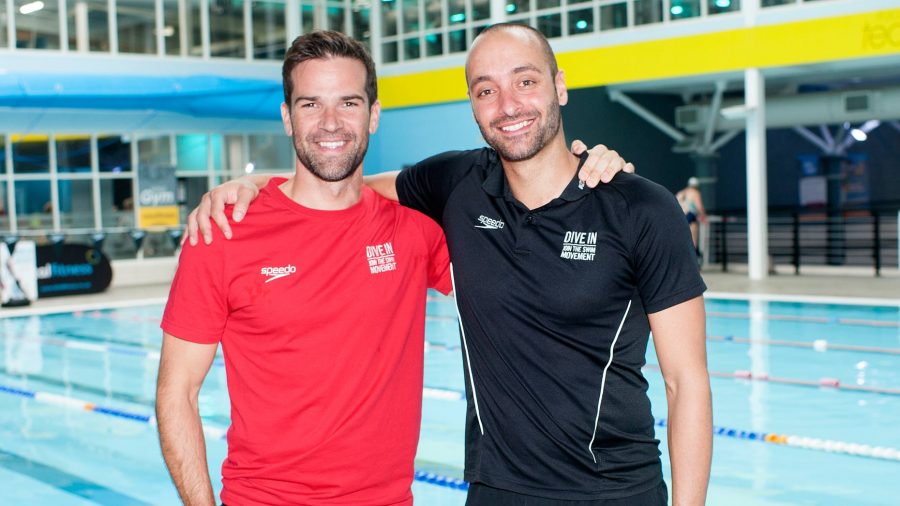 TV star Gethin Jones joins Lincoln swimmers to encourage more people to ...