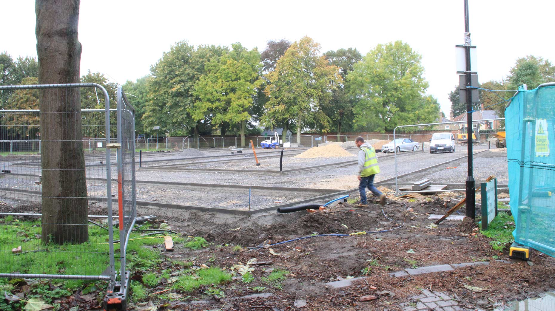 The new car park will be complete in time for the 2016 Lincoln Christmas Market. Photo: Emily Norton for The Lincolnite