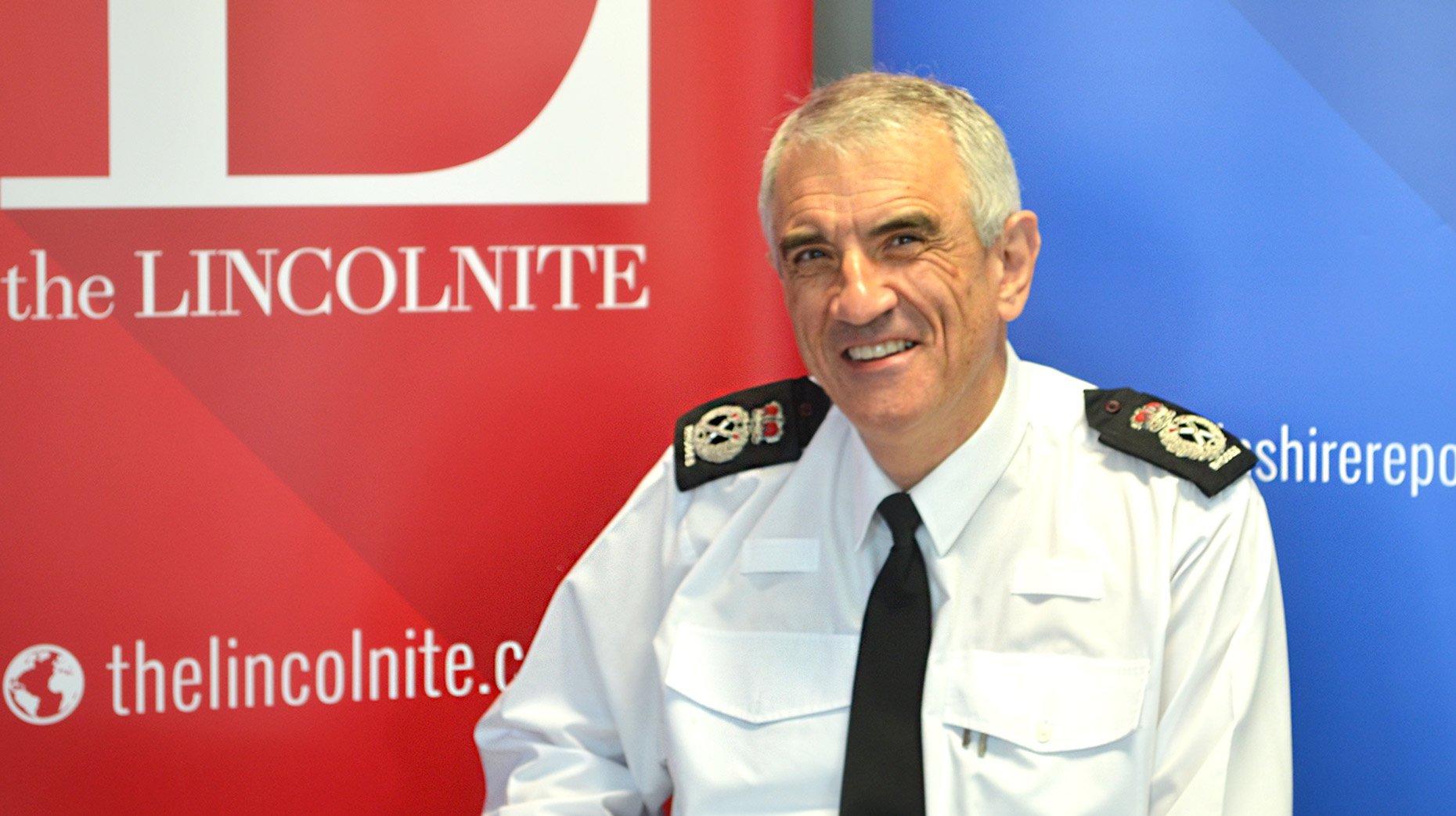 Lincolnshire Police Chief Constable Neil Rhodes taking part in a live web chat with The Lincolnite. 