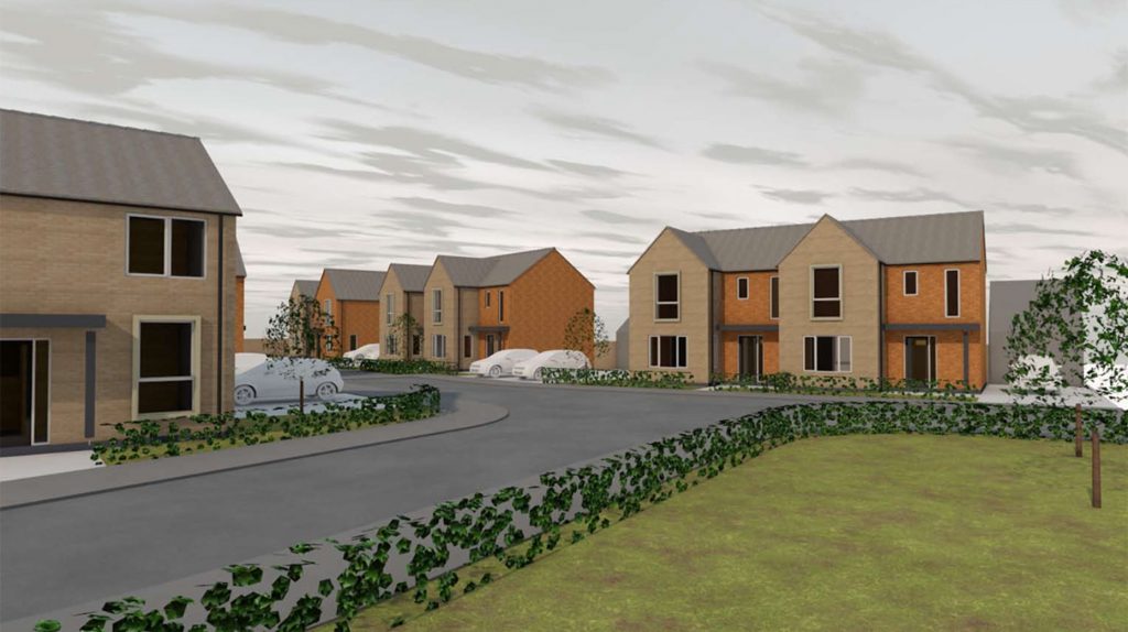 Plans revealed for 39 affordable family homes on former Ermine Primary site