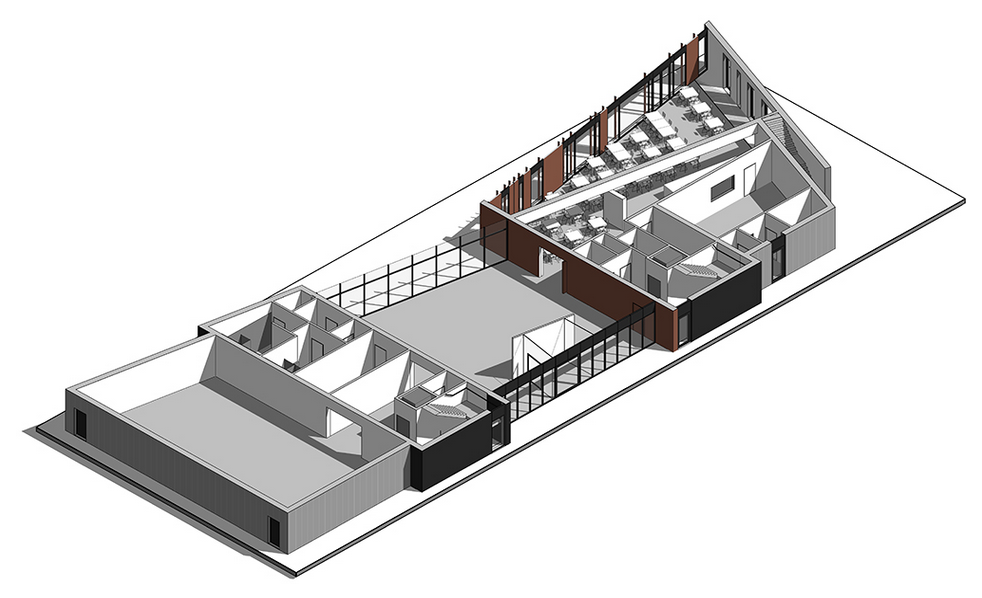 Internal designs for the new education and interpretation centre. 