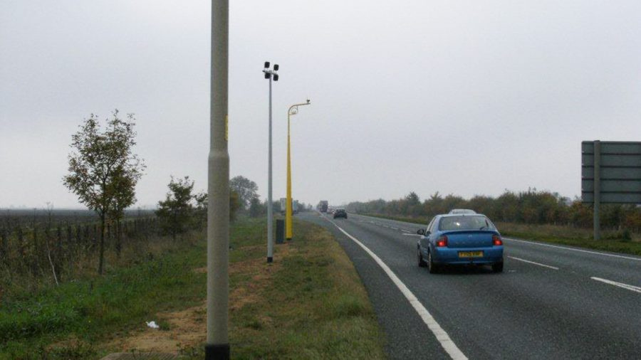 Average speed cameras installed on A16 at Crowland