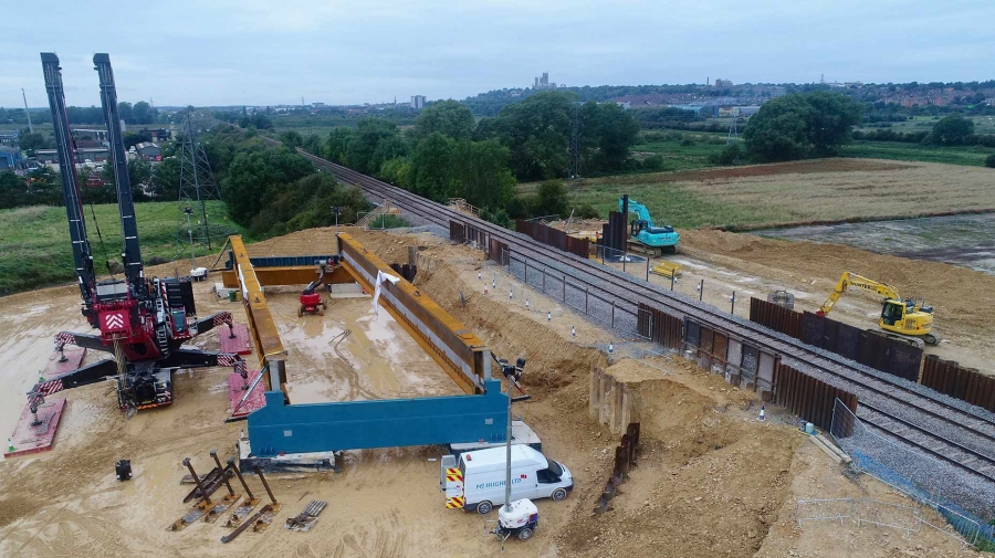 See 107-tonne steel bridge beams arrive for Lincoln Eastern Bypass