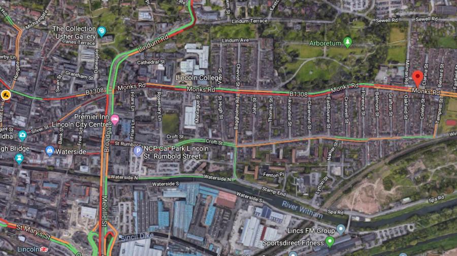 Monks Road crash causes rush hour delays