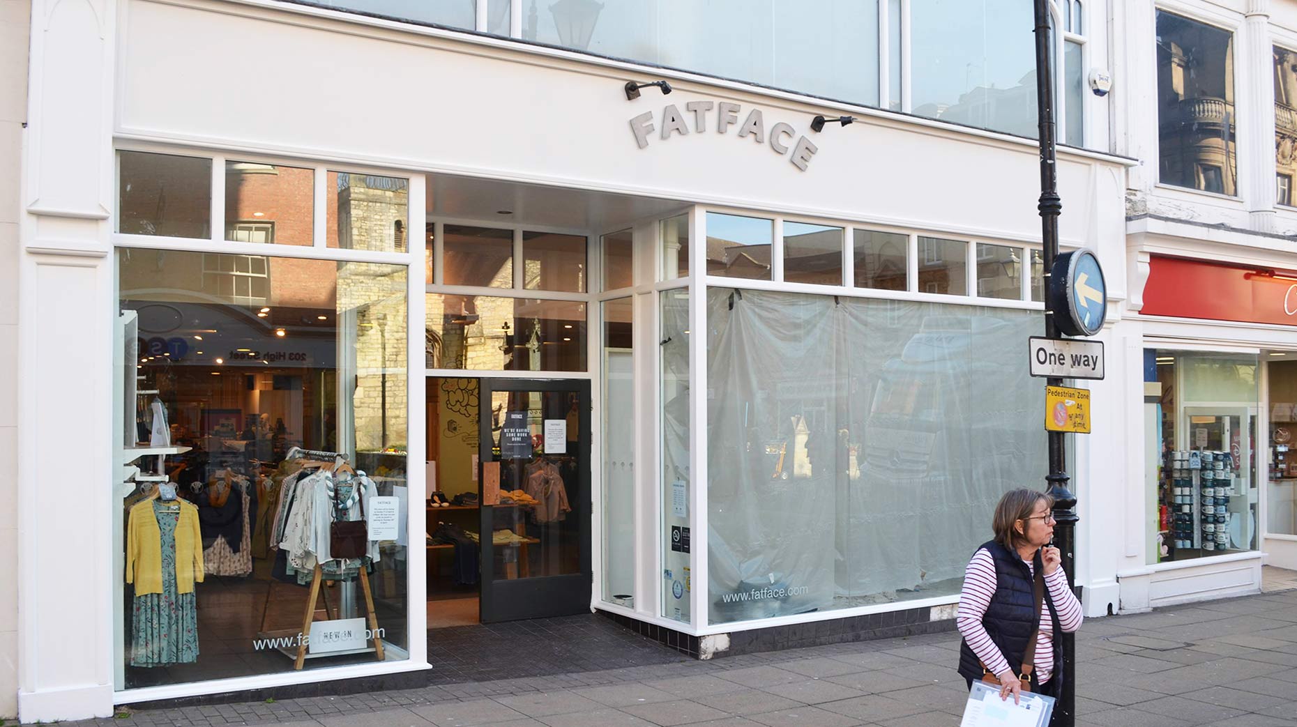 Lincoln Fat Face closing for two weeks