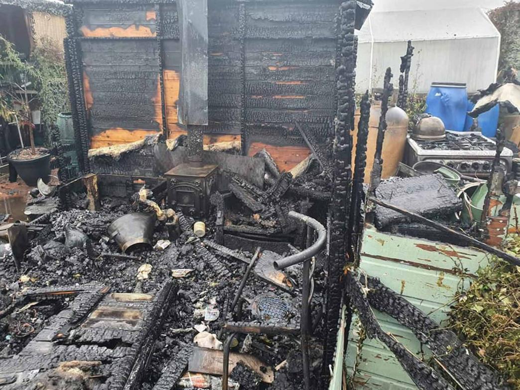 Devastation as 20-year-old community allotment destroyed by arsonists