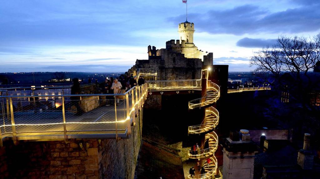 New illuminated castle wall walk for 2019 Lincoln Christmas Market