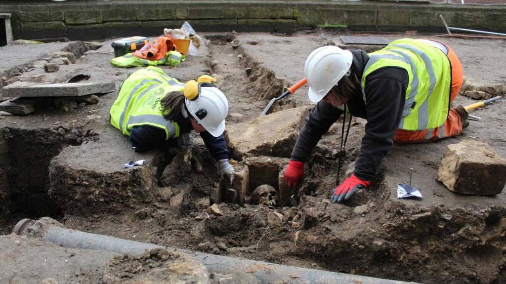 Rare medieval priest burial discovered at Lincoln Cathedral