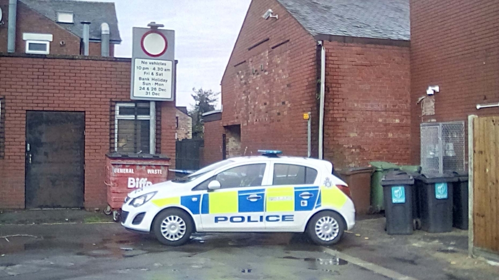 Police Cordon Off Alleyway As Man Injured In Scunthorpe Incident