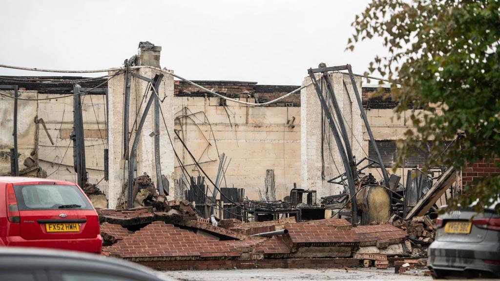 Aftermath of North Hykeham fire shows devastating damage