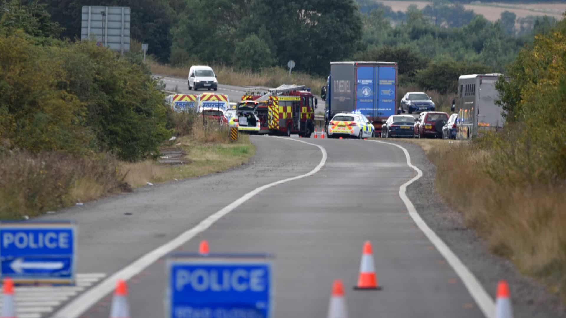 Air ambulance called after three vehicle crash on A1