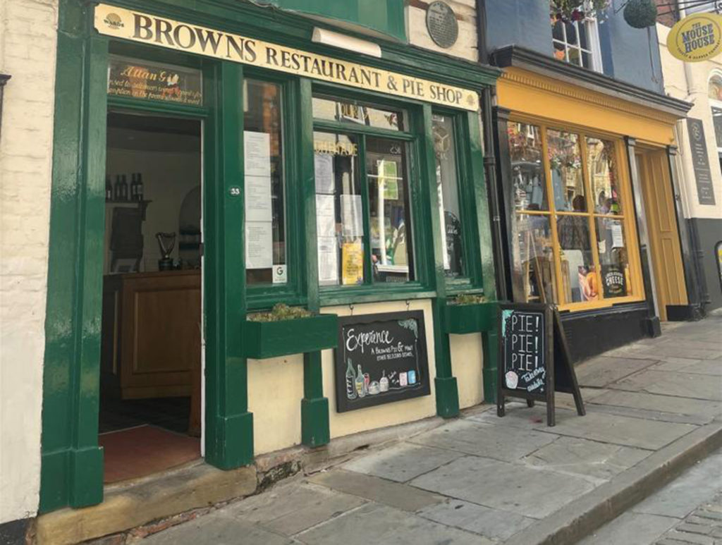 Browns Pie Shop put up for sale as owner eyes left field career change