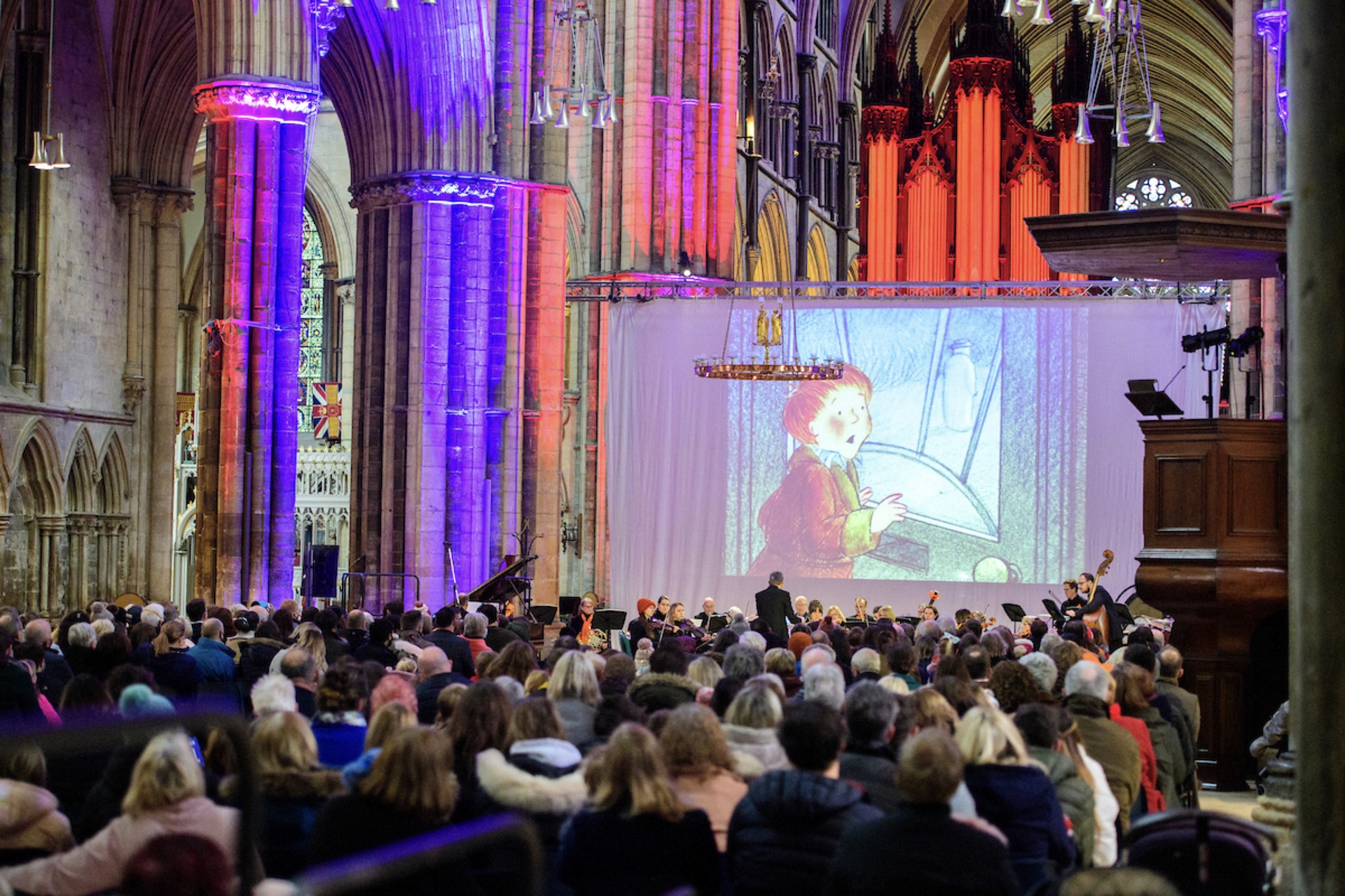 The Snowman returns to Lincoln Cathedral this December