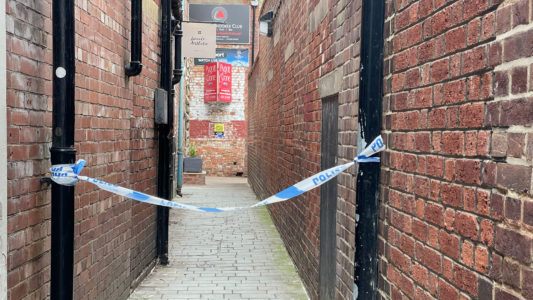 Man Found With Multiple Injuries As Police Cordon Off Lincoln Alleyway