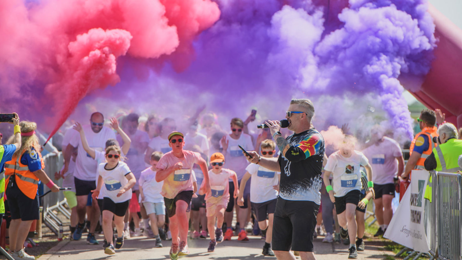 In pictures The sixth and final St Barnabas Colour Dash
