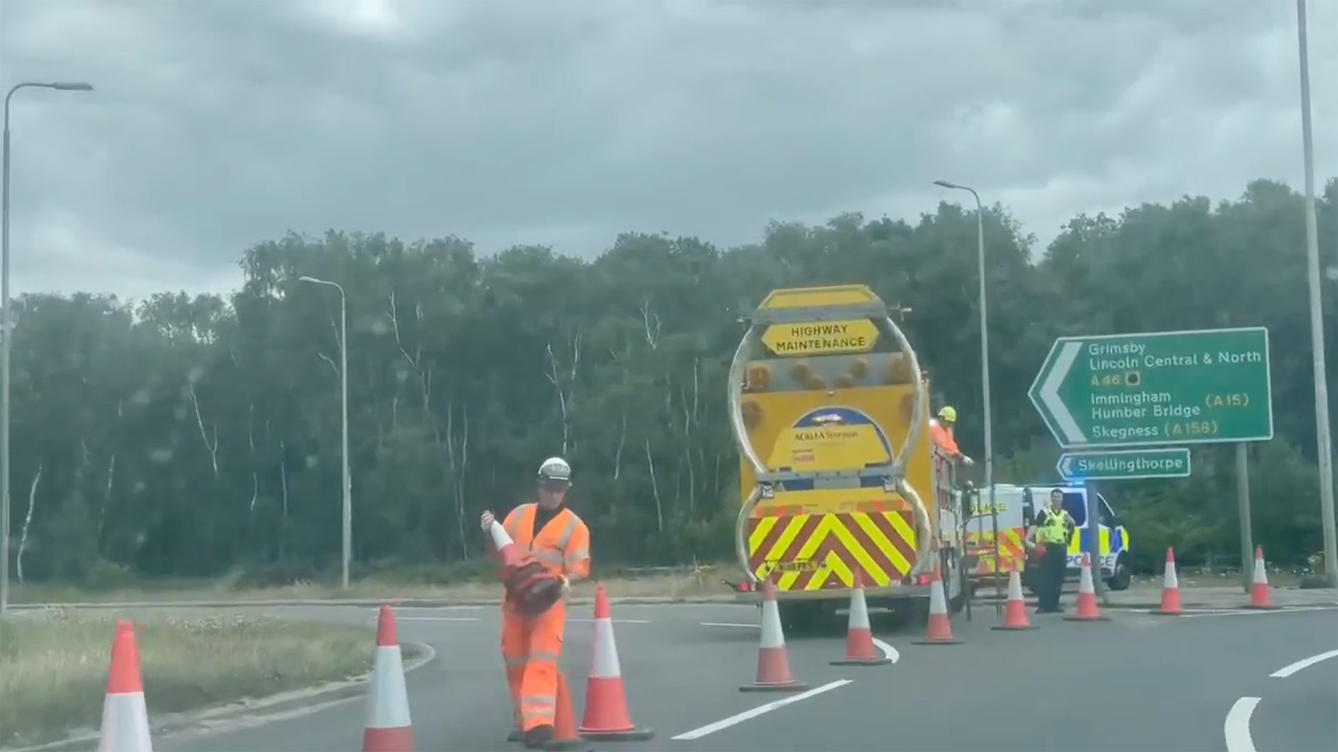 Serious crash between bike and car closes A46 Lincoln bypass