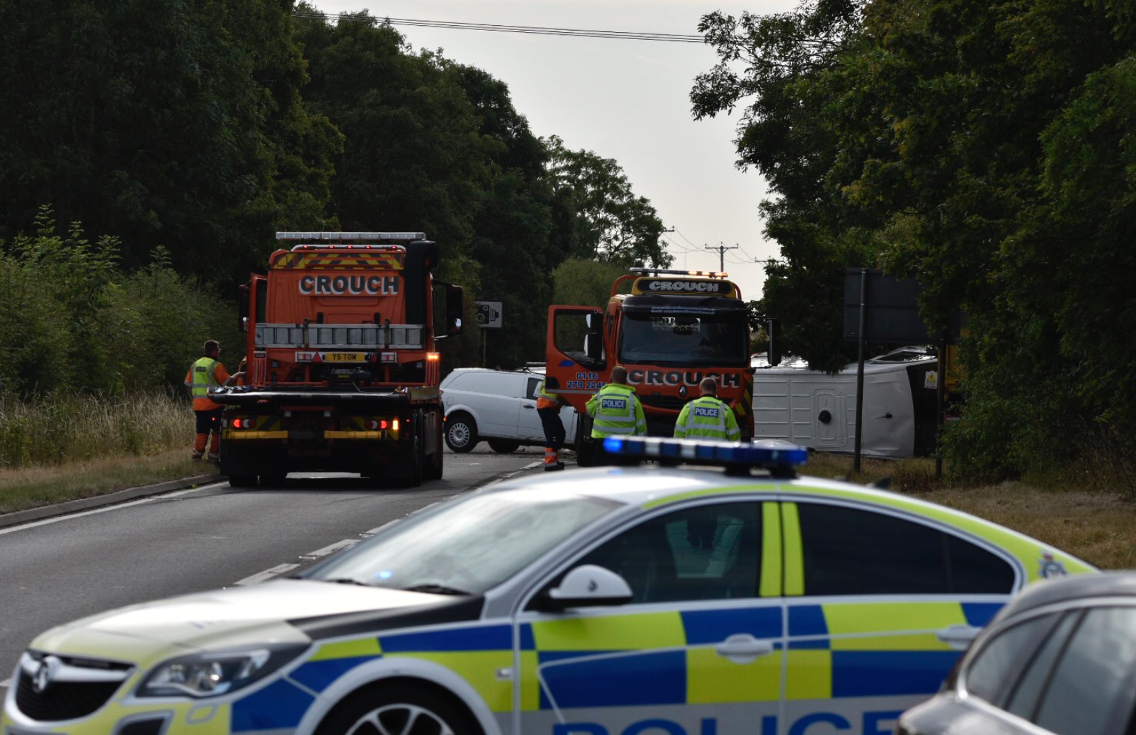 Police Close A52 Near Grantham Due To Serious Crash