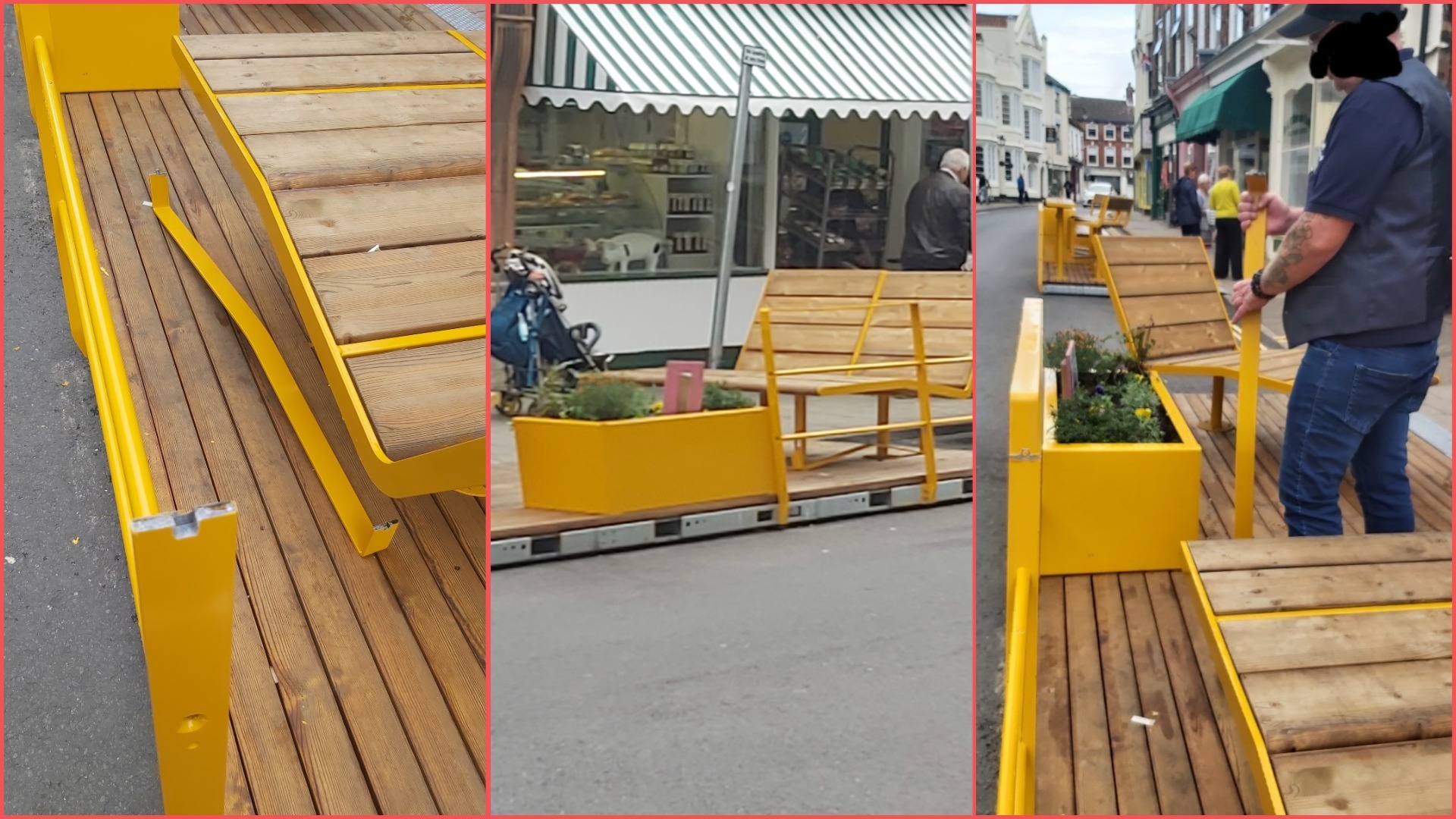 Wilful Vandalism To Louth Parklets Sparks County Council Investigation