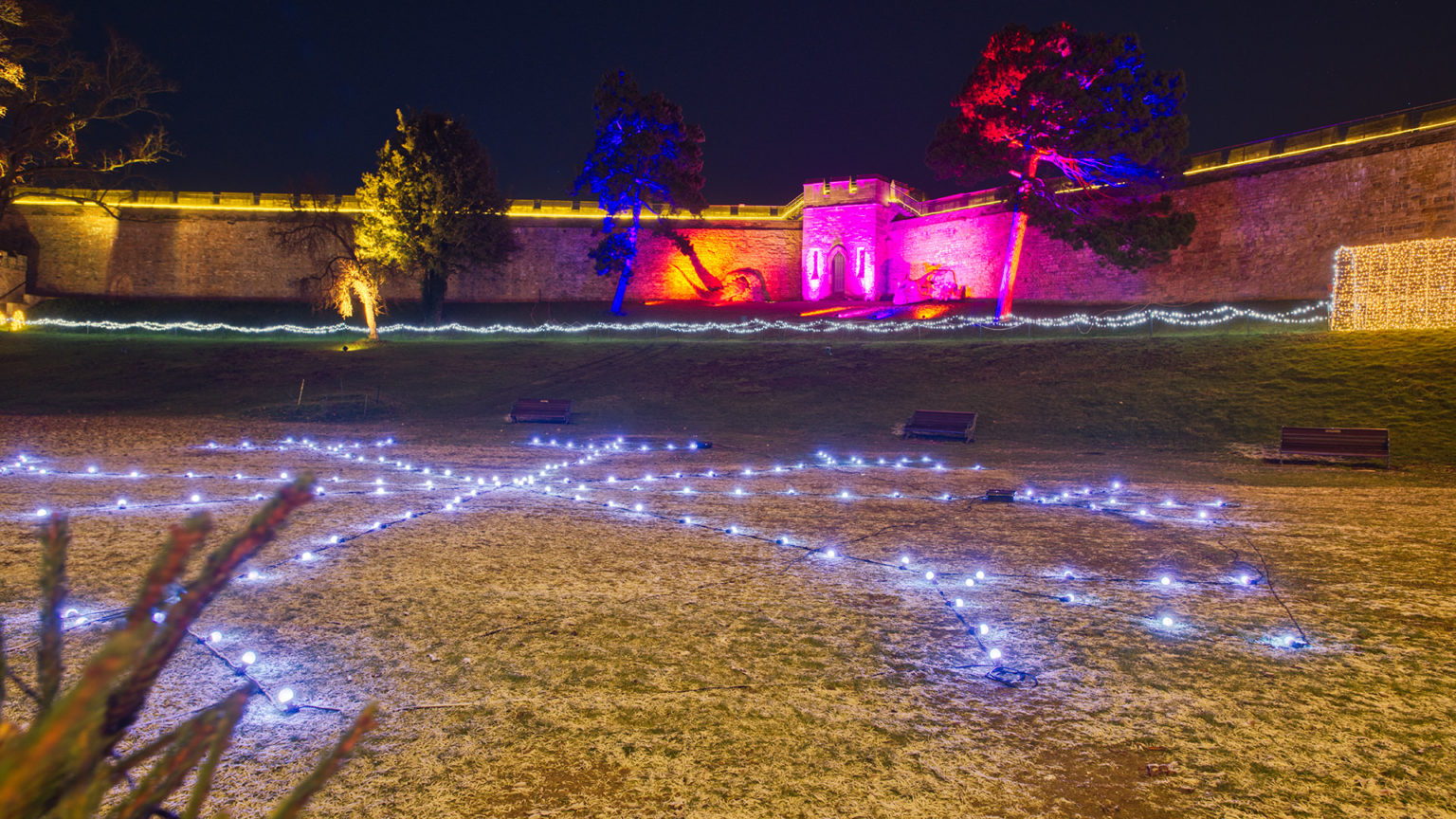 Explore the Lincoln Castle Illuminated Wall Walk with brand new features