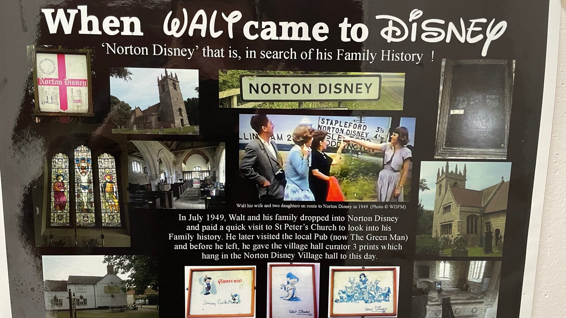 How Walt Disney traced his roots back to Lincolnshire village