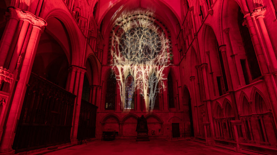 Luxmuralis light show stuns crowds at Lincoln Cathedral