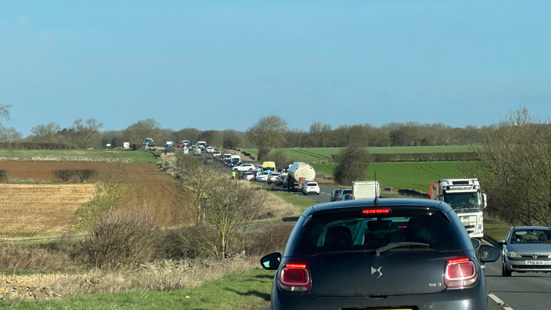 Delays after crash on A15 near Metheringham junction